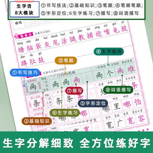 司马彦字帖-写字课课练-二年级（2025秋上册）（人教版）