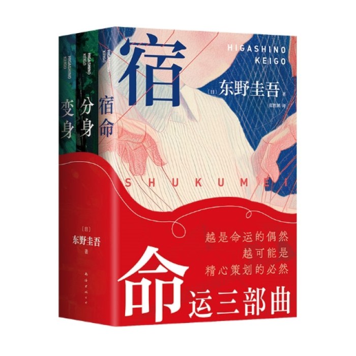 东野圭吾命运三部曲（双男主 双女主 双人格，含《宿命》《分身》《变身》）