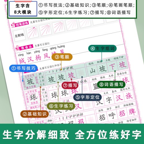 司马彦字帖-写字课课练-三年级（2025秋上册）（人教版）