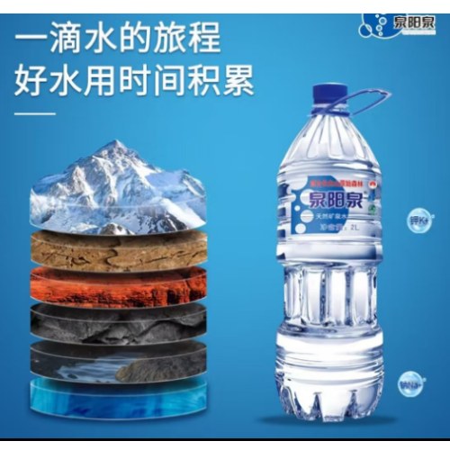 泉阳泉(QUANYANGQUAN)长白山天然矿泉水大桶 装家庭用水3L*6桶整箱塑包装*2箱