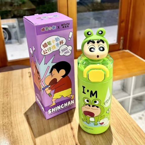 SC10049蜡笔小新公仔提手保温杯560ml