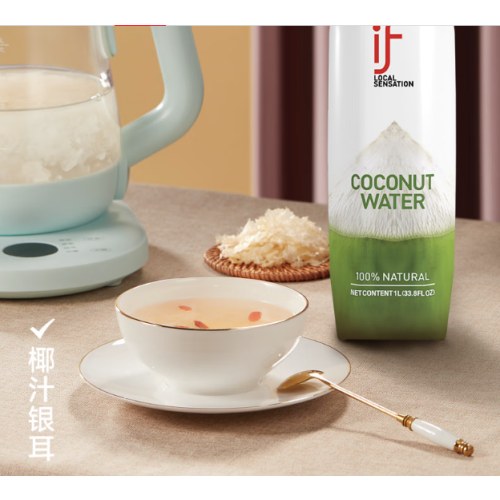 if 【肖战推荐】100%天然椰子水泰国进口果汁饮料1L*6瓶