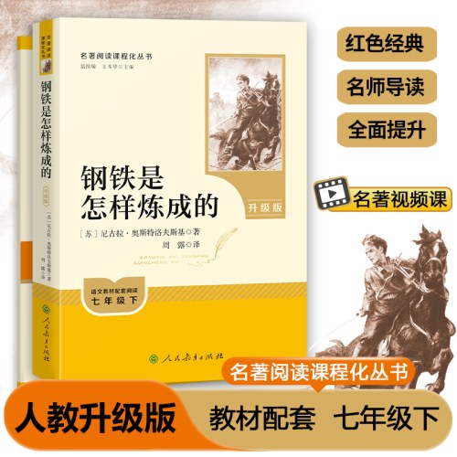 （网禁）25智慧熊人教正反书下钢铁是怎样炼成的（新）