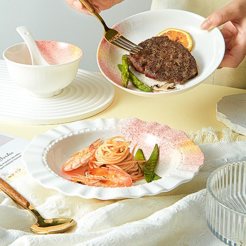 菲米生活伊甸花园  喷釉餐具组合 FM-CJ2401