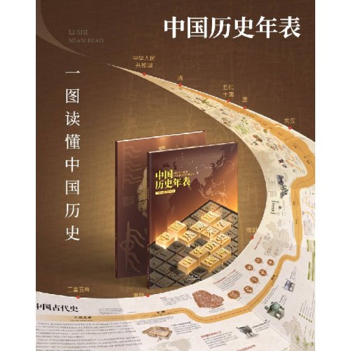 新版历史年表（中国历史年表+ 世界历史年表）2册套装
