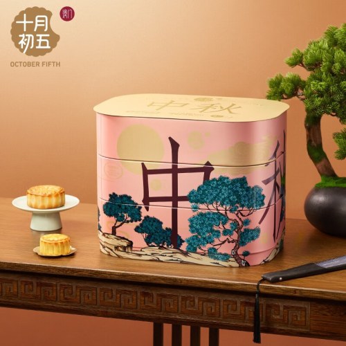 十月初五中秋明月礼盒 (铁盒) 1430g