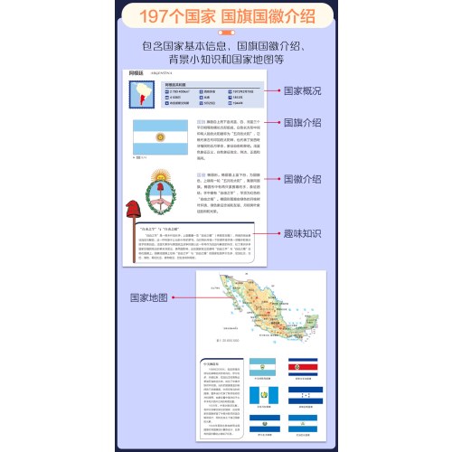 世界国旗国徽地图册