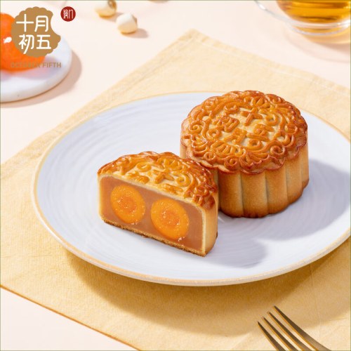 十月初五月满美人月饼礼盒(铁盒) 1063g