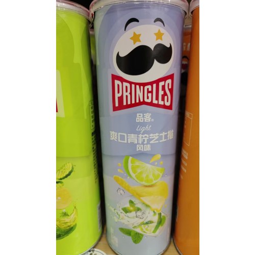 品客110g番茄味薯片 品客110g浓香奶酪味薯片 品客110g青瓜撞海盐风味薯片 品客110g青柠芝士挞风味薯片