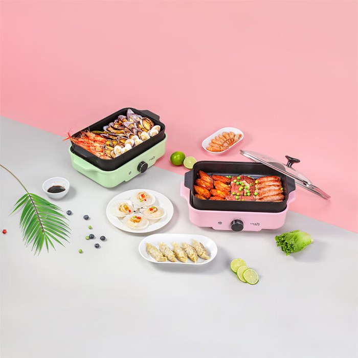 乐扣多用料理锅（电烤炉）EJP537GRN