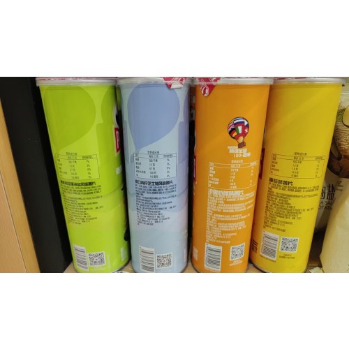 品客110g番茄味薯片 品客110g浓香奶酪味薯片 品客110g青瓜撞海盐风味薯片 品客110g青柠芝士挞风味薯片
