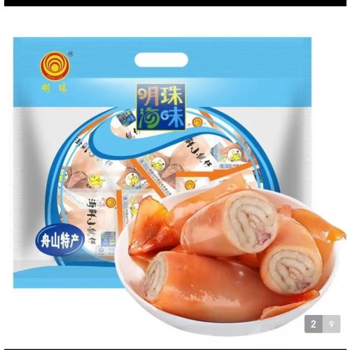 明珠鱿鱼仔墨鱼仔300g 独立小包浙江舟山特产即食海味鲜零食国产*3包