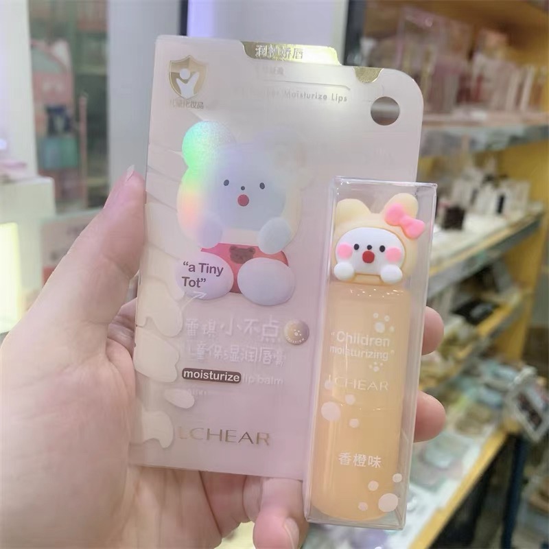 E695蕾琪小不点儿童保湿润唇膏（随机口味发一支）