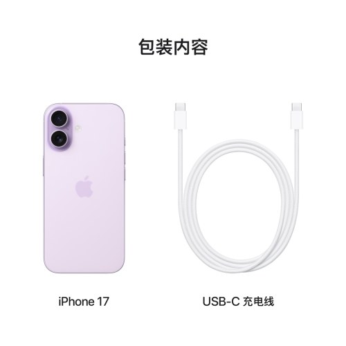 Apple/苹果 iPhone 17 紫色/绿色/蓝色/白色/黑色