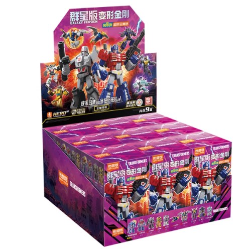 布鲁可变形金刚群星版第6弹第六代积木人布鲁克盲盒