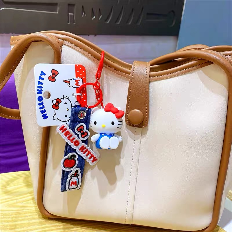 YSK03381三丽鸥家族牛仔布系列手绳扣-凯蒂猫