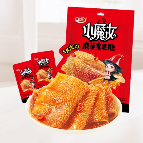 卫龙 小魔女香辣素毛肚80g*2袋装