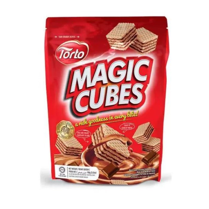 澳星100g威卡思威化饼干（巧克力味）