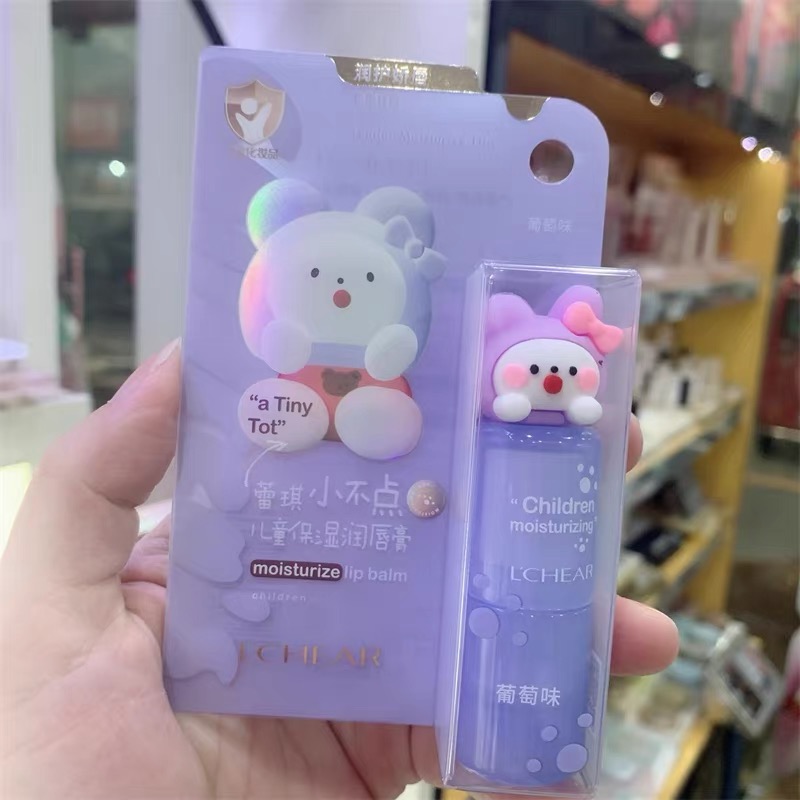 E695蕾琪小不点儿童保湿润唇膏（随机口味发一支）