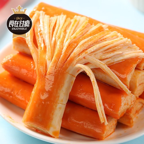 食在过瘾手撕蟹味棒 独立包装 即食蟹柳
