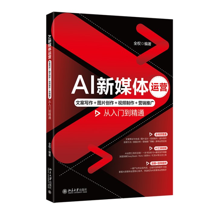 AI新媒体运营：文案写作＋图片创作＋视频制作＋营销推广从入门到精通