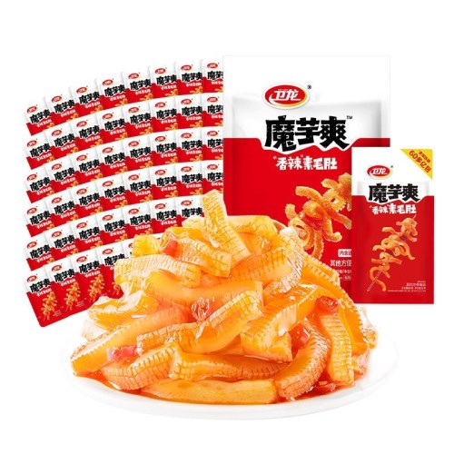 卫龙 魔芋爽袋装54包素毛肚