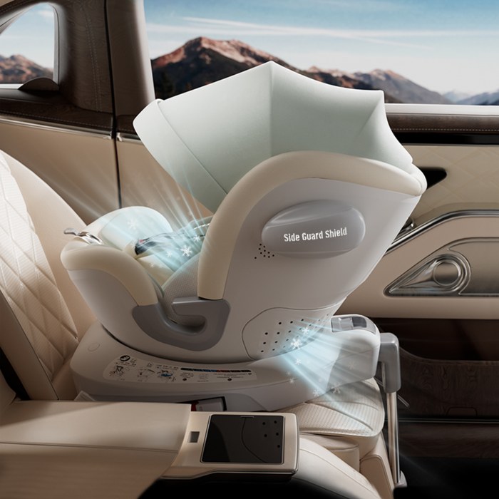 bestbaby玄龙pro智能语音通风儿童安全座椅0-4-12岁宝宝婴儿车载