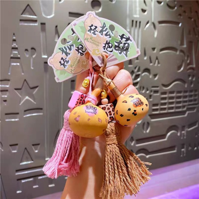 YSK03111轻松抱葫系列钥匙扣豹富葫芦