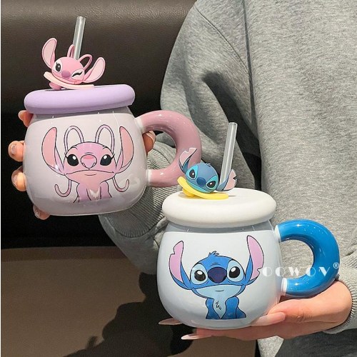 8307-1史迪奇硅胶盖陶瓷杯(安琪）