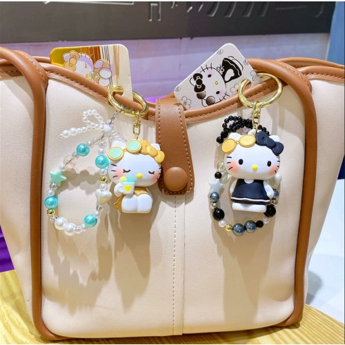 YSK03409三丽鸥家族悠闲假期系列手绳扣-凯蒂猫