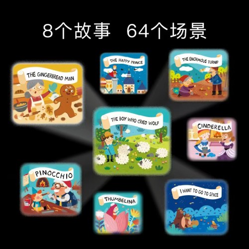 mideer弥鹿多功能故事机投影仪儿童宝宝星空灯益智玩具