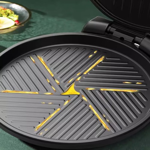 海尔家用电饼铛三种模式双面煎烤烙饼机 DBC-E30E