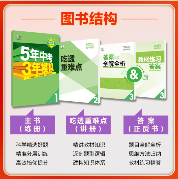 5年中考3年模拟-初中语文七年级(2026春下册)(人教版)