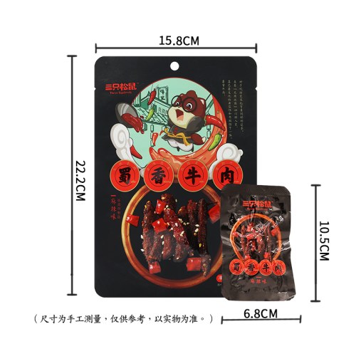 三只松鼠蜀香牛肉100g/袋