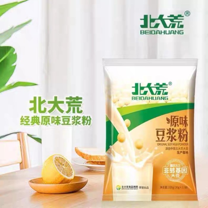 北大荒非转基因原味豆浆粉30g*22