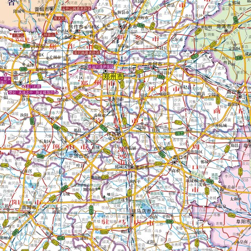 中国交通地图册（仿羊皮封面）