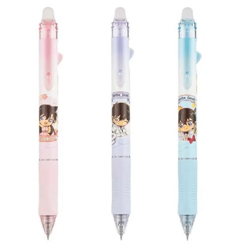 爱好GP2914架装晶蓝摩易擦0.5ST按动中性笔柯南