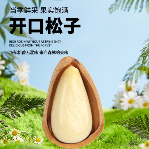 三只松鼠开口松子160g/袋