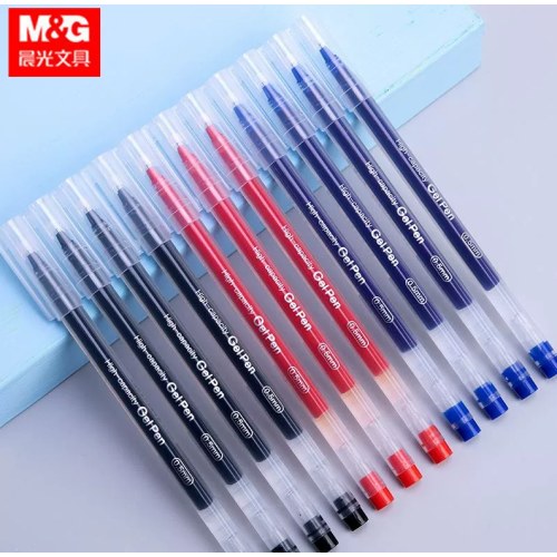 晨光中性笔一体化大容量AGPB6901黑0.5