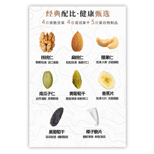 三只松鼠每日坚果谷物膳食包80g混合装