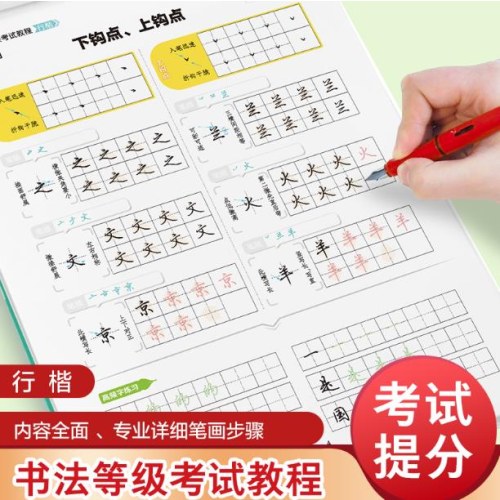 墨点字帖：书法等级考试教程·行楷