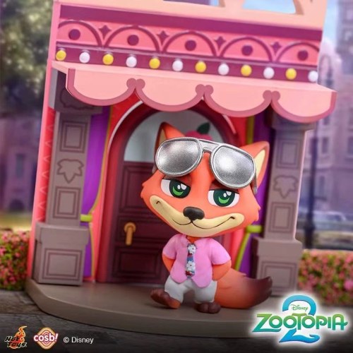 现货正品 疯狂动物城 场景手办盲盒朱迪 尼古 盖瑞 豹警官 马飞扬