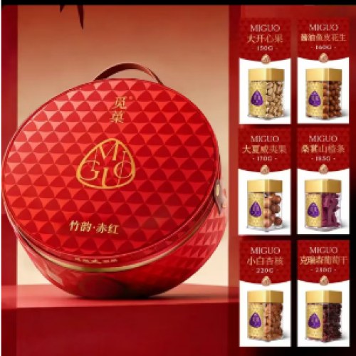 觅菓礼盒赤红款6罐（竹韵）