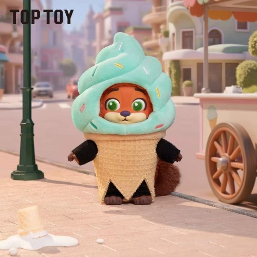 正版TOPTOY迪士尼疯狂动物城伪装者毛绒挂件盲盒潮玩公仔新年礼物