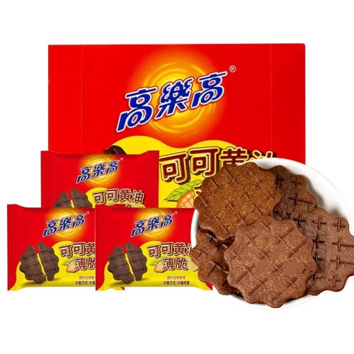 高乐高128g可可黄油薄脆