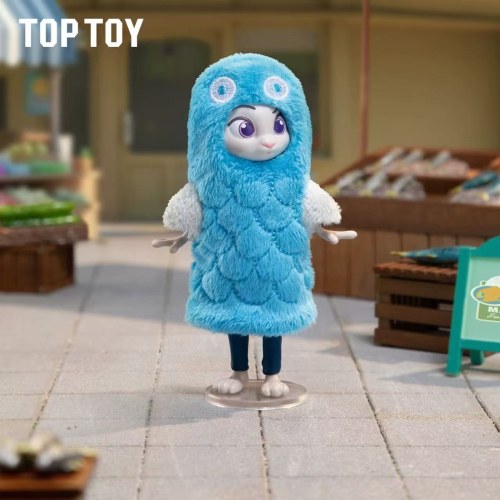 TOPTOY迪士尼疯狂动物城伪装者毛绒盲盒挂件朱迪尼克玩偶礼物女生