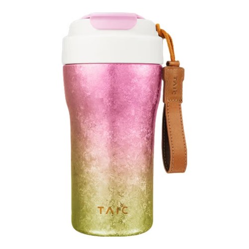 太可幻彩吸管咖啡杯480ml   TQCK-T480彩虹粉