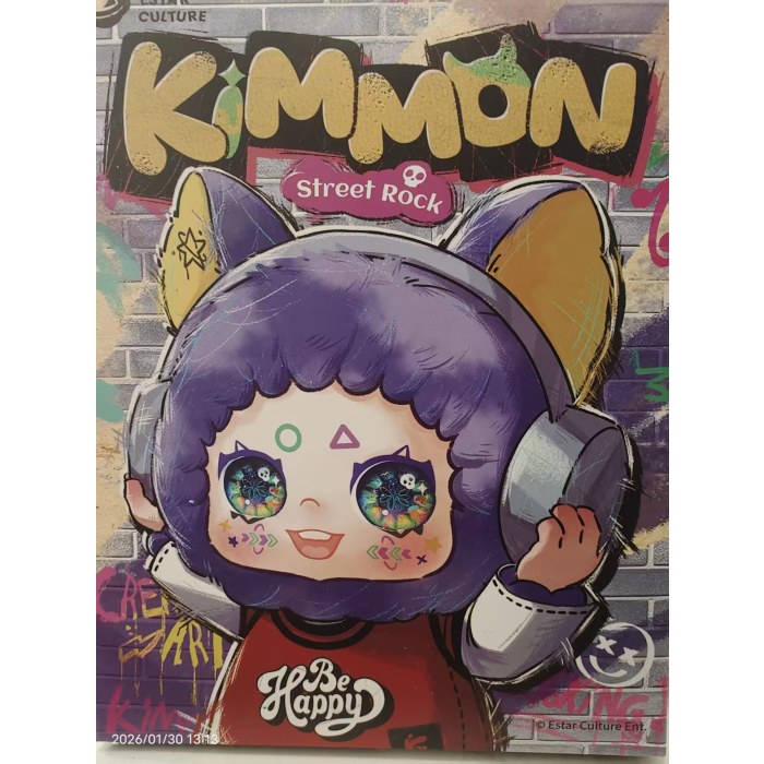 ＃潮玩＃KIMMON街头摇滚盲盒6抽