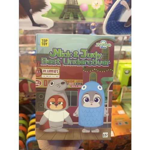 正版TOPTOY迪士尼疯狂动物城伪装者毛绒挂件盲盒潮玩公仔新年礼物