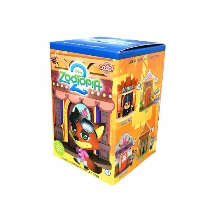 现货正品 疯狂动物城 场景手办盲盒朱迪 尼古 盖瑞 豹警官 马飞扬